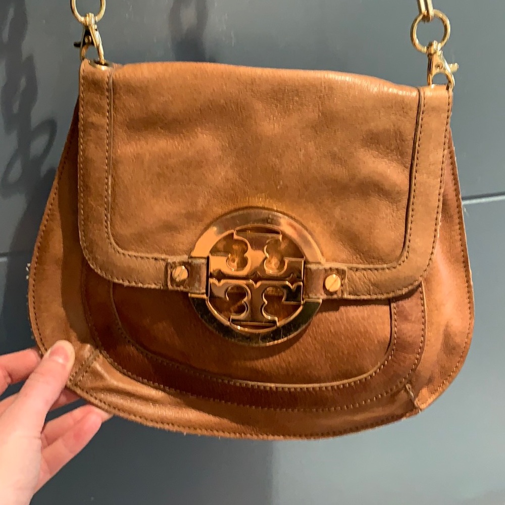 Tory Burch camel bag